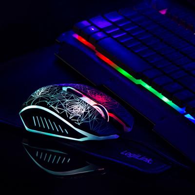 LogiLink ID0185 toetsenbord USB QWERTY Engels Zwart