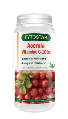 Fytostar Acerola Vitamine C-1000 Kauwtabletten