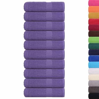 VidaXL Handdoeken frogn 10 st 50x100 cm 360 g/m² paars VidaXL Handdoeken frogn 10 st 50x100 cm 360 g/m² paars