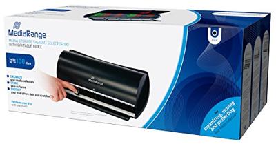 MediaRange BOX81 CD-doosje Opbergdoos 100 schijven Zwart