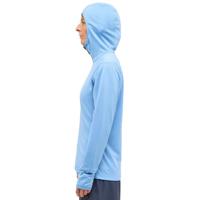 Haglofs L.I.M Mid Multi II Hood Fleece Dames Sky Blue L - thumbnail