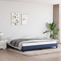 Bedframe zonder matras stof blauw 200x200 cm - thumbnail