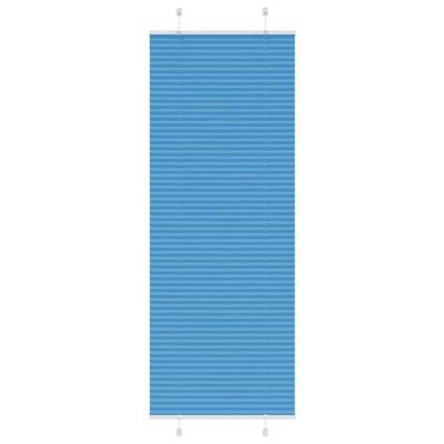 VidaXL Plissé rolgordijn 70x200 cm stofbreedte 69,4 cm polyester blauw VidaXL Plissé rolgordijn 70x200 cm stofbreedte 69,4 cm polyester blauw