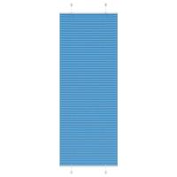 VidaXL Plissé rolgordijn 70x200 cm stofbreedte 69,4 cm polyester blauw - thumbnail