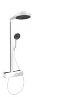 Hansgrohe Rainfinity showerpipe 250 1jet EcoSmart met ShowerTablet 350, mat wit - thumbnail