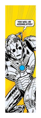 Kunstdruk Doctor Who - Comic Cyberman 33x95cm Kunstdruk Doctor Who - Comic Cyberman 33x95cm