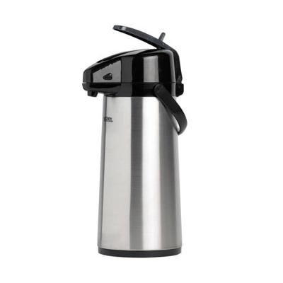 Thermos isoleerkan met pomp, inox