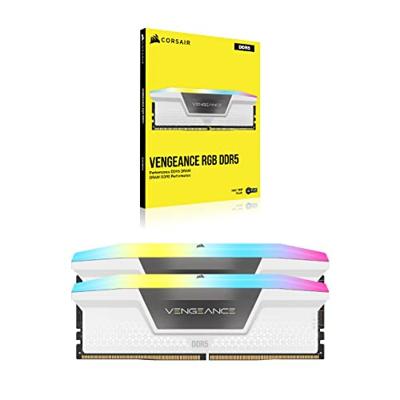 RAM geheugen Corsair 32GB (2K) DDR5 5200MHz Vengeance RGB W 32 GB DDR5 5200 MHz CL40 - thumbnail