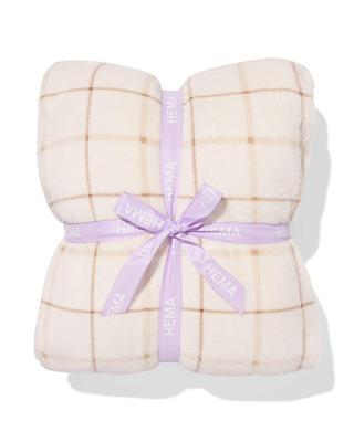 HEMA Plaid 130x150cm sherpa natural (nude)