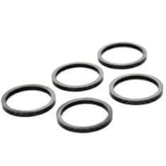 Hzb spacers 28.6 mm 1-1/8 inch oversized 3 mm carbon 5 stuks 6500030