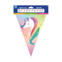 Unicorn Party Vlaggen Folie - thumbnail