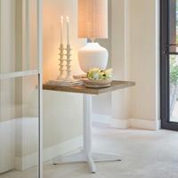 Rivièra Maison Bistrotafel 'Chateau Chassigny' Eikenhout en populierenhout, 70 x 70cm - thumbnail