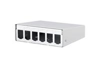 Metz Connect 130861-0602-E 6 poorten Netwerkpatchpaneel Zonder connectoren 1 HE Wit Niet ingericht - thumbnail