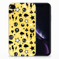 Silicone Back Case Apple iPhone Xr Punk Geel - thumbnail