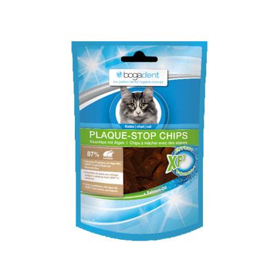 BOGAR Bogadent Plaque-stop Chips Chicken - Kattensnoepje - 50g