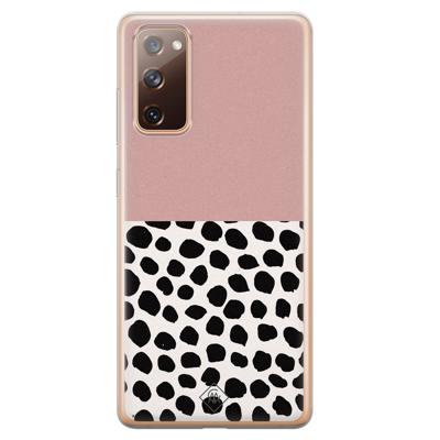 Samsung Galaxy S20 FE siliconen hoesje - Pink dots Samsung Galaxy S20 FE siliconen hoesje - Pink dots