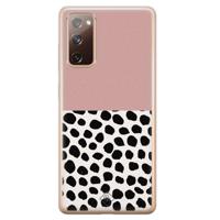 Samsung Galaxy S20 FE siliconen hoesje - Pink dots - thumbnail
