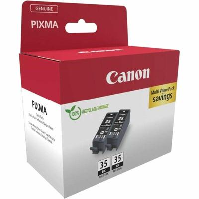 Canon Inktcartridge PGI-35 BK Origineel 2-pack Zwart 1509B029 - thumbnail