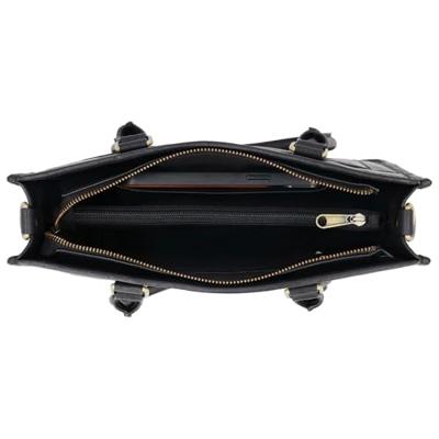 Hide & stitches jura leren schoudertas-Black