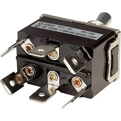 SCI R13-29B R13-29B Tuimelschakelaar 250 V/AC 10 A 2x aan/aan Continu 1 stuk(s)