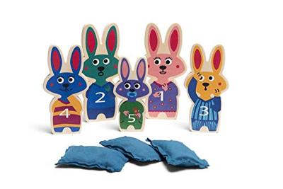 BS Toys balwerpen bunnies hout - werpspel