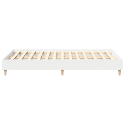 Bedframe zonder matras 135x190 cm spaanplaat wit