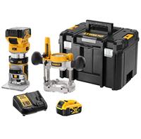 DEWALT DCW604P2-QW Accu Invalfrees 18V XR met verwisselbare zool - Inclusief 2x 5.0Ah Accu, Lader en Koffer - thumbnail