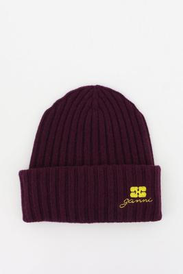 Ganni muts A6930 burgundy