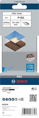 Bosch Accessories 2608606038 2608606038 Schuurband Korrelgrootte (num) 180 (l x b) 457 mm x 75 mm 3 stuk(s) Bosch Accessories 2608606038 2608606038 Schuurband Korrelgrootte (num) 180 (l x b) 457 mm x 75 mm 3 stuk(s)