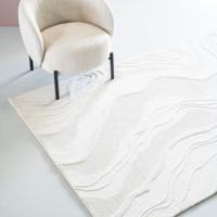 By-Boo Vloerkleed 'Soil' Wol, 190 x 290cm, kleur Off White - thumbnail