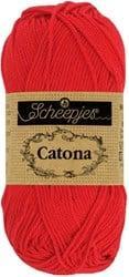Scheepjes Catona 25g - 115 Hot Red - Haakgaren / Breigaren