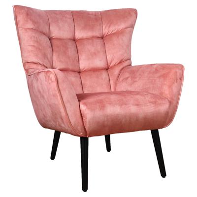 PTMD Fauteuil 'Kian' Velvet, kleur Zand PTMD Fauteuil 'Kian' Velvet, kleur Zand