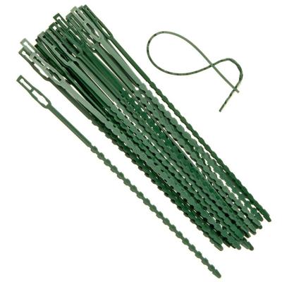 Universele bindband met rattenstaartsluting groen 17cm set a 40 stuks Nature - Nature Universele bindband met rattenstaartsluting groen 17cm set a 40 stuks Nature - Nature