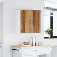 Keukenbovenkast Porto bewerkt hout oud houtkleurig - thumbnail