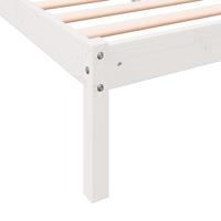 Bedframe extra lang zonder matras grenenhout wit 200x210 cm - thumbnail