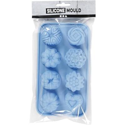 Creativ Company Siliconen gietmal cakejes blauw