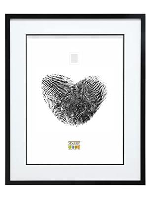 Deknudt Fotokader in zwart met passe-partout 15x20 S43AK2