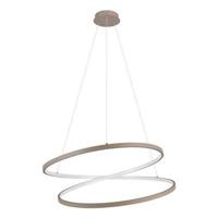 EGLO Ruotale Hanglamp - LED - Ø 70 cm - Zandkleur|Beige|Wit - thumbnail
