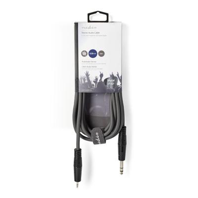 Nedis COTH23205GY30 Stereo Audiokabel 6,35 Mm Male - 3,5 Mm Male 3,0 M Grijs
