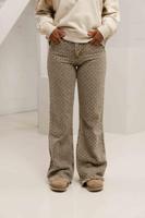 Project x Paris Gritty Jeans Dames Beige - Maat S - Kleur: Beige | Soccerfanshop - thumbnail