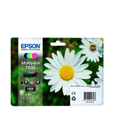 Epson C13T18164022 6.6ml 11.5ml 470pagina's 450pagina's Zwart, Cyaan, Geel inktcartridge