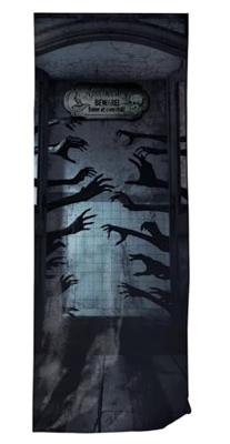 Deurgordijn Scene Setter Creepy Curiosities (215cm)