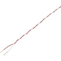 TRU COMPONENTS 1567408 Schakeldraad 2 x 0.28 mm² Rood, Wit 20 m - thumbnail
