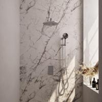 Brauer Chrome Edition Thermostatische Regendoucheset Inbouw - Hoofddouche 30 cm - Rechte Wandarm - 3 Weg - Handdouche 3 Standen - Doucheslang - Geintegreerde Glijstang - Chroom - thumbnail