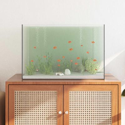 VidaXL Aquarium met opslag doorzichtig 60 x 35 x 40 cm glas