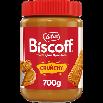 Lotus Biscoff speculoos pasta crunchy 700 g bij Jumbo