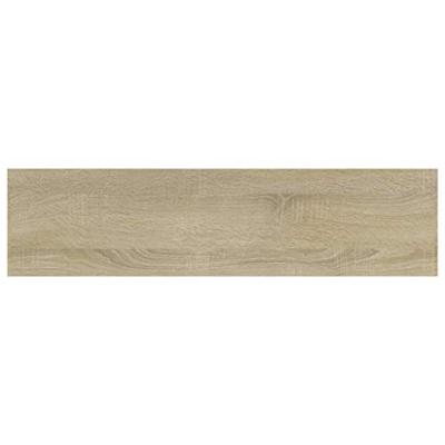 Wandschappen 4 st 40x10x1,5 cm bewerkt hout sonoma eikenkleurig