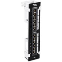 TRENDnet TC-P12C5V 12-poorts Cat5e niet-afgeschermde wandmontage patchpaneel met meegeleverde 89D-beugel - thumbnail