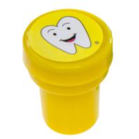 LG-Imports stempel tand 3,5 x 3 cm geel - thumbnail