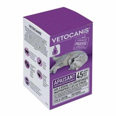 VETOCANIS Anti-stress diffuser navulling voor katten - Effectief voor 45 dagen